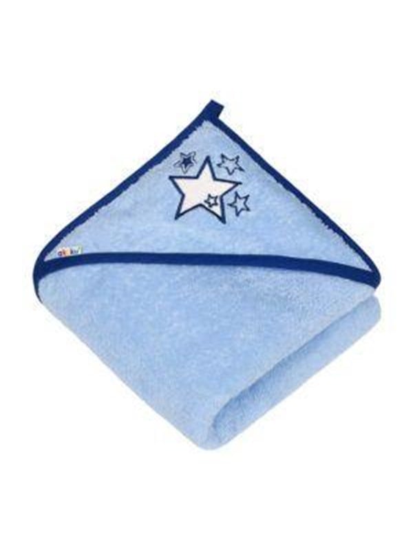 Akuku Baby hooded towel 100x100 cm  blue