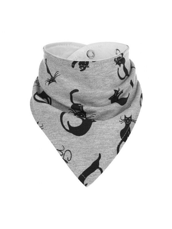 Akuku Baby bandana 1 pc snap fastener CATS