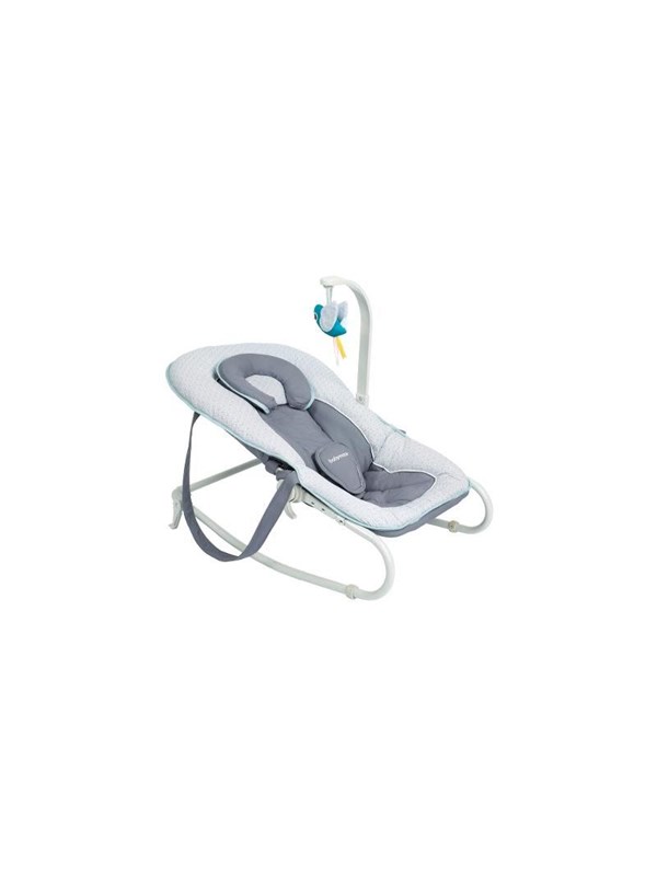 Babywippe mit Spielzeug „Graphik“ BABYMOOV® grau blau