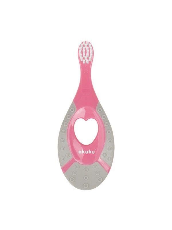 Akuku First toothbrush 0-2y  pink