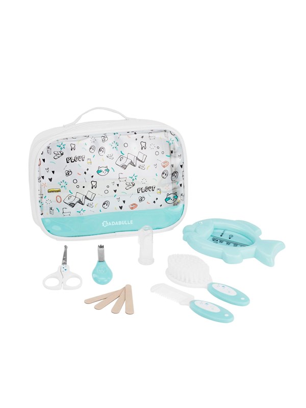 Babypflege Set Splash weiß blau 7-tlg blau weiß