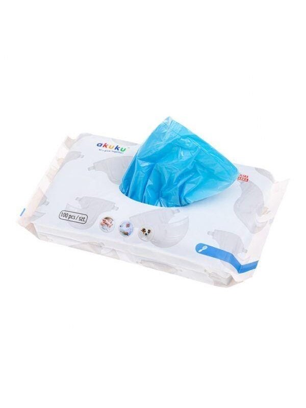 Akuku Scented disposable nappy bags 100 pcs