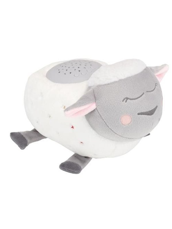 Spieluhr Kuscheltier Schaf mit Nachtlicht und Musik Badabu - B-Ware sehr gut