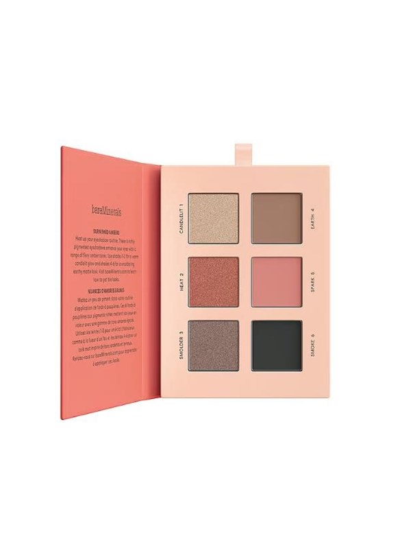Palette mit Lidschatten Mineralist Burnished Ambers 78 g
