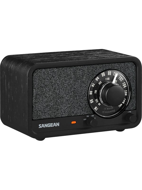Sangean WR-8 AM/FM/Bluetooth Radio Midnight Oak - AM/FM - Mono - Eiche/Schwarz
