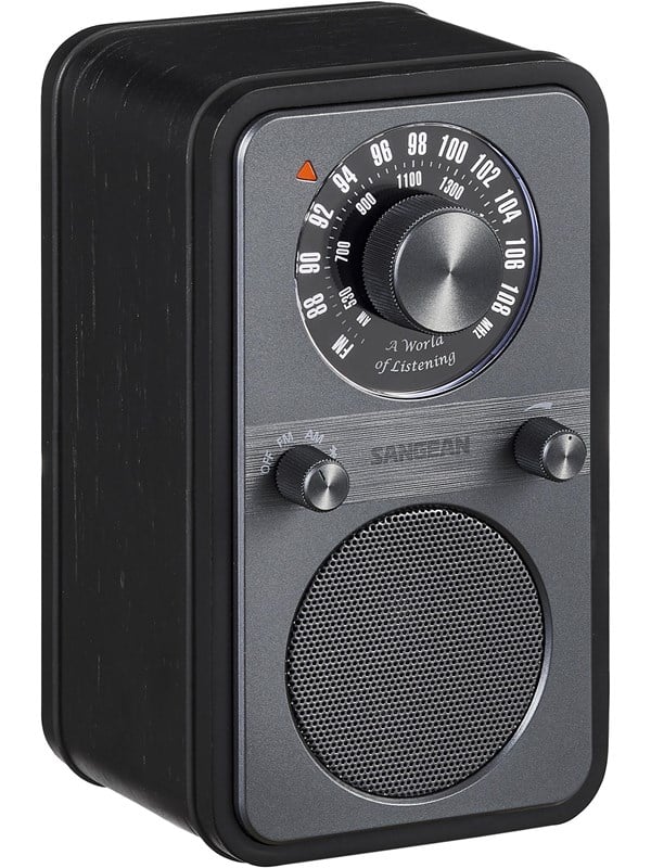 Sangean WR-9 AM/FM/Bluetooth Radio Midnight Oak - AM/FM - Mono - Eiche/Schwarz