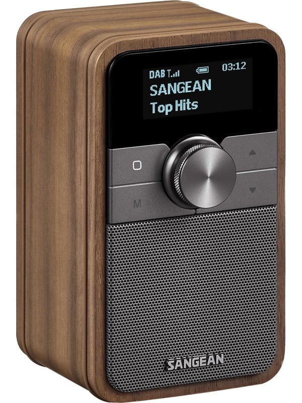 Sangean DDR-8 DAB+/FM-RDS/Bluetooth Radio Vintage Walnut - DAB+/FM - Mono - Walnuss