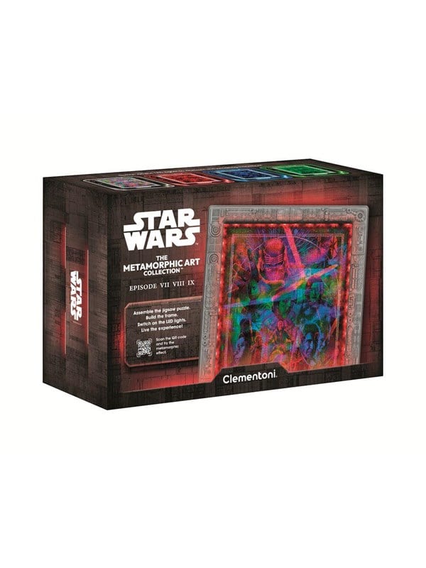 Clementoni Puslespil Star Wars - EpVII-VIII - Metamorphic Art Collection 520 Brikker 2D Puzzles