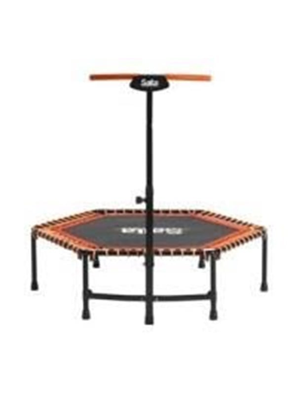 Orange Fitness-Trampolin mit Griff orange