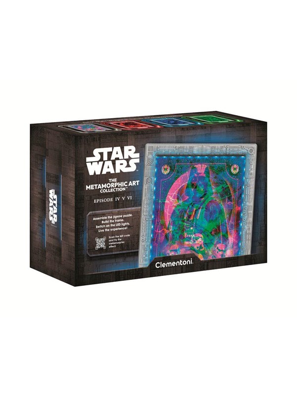 Clementoni Puslespil Star Wars - EpIV-V-VI - Metamorphic Art Collection 520 Brikker 2D Puzzles