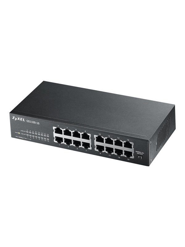 Zyxel ZyXEL GS1100-16 16 Port Gigabit Unmanaged Switch V4