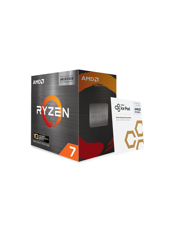 AMD Ryzen 7 5800X3D (10th Anniversary Edition) CPU - 8 Kerne - 3.4 GHz - AMD AM4 - AMD Boxed (ohne Kühler)