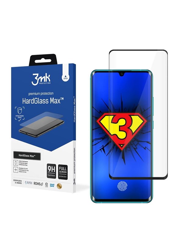 3mk Tempered Glass HardGlass Max FingerPrint for Xiaomi Mi Note 10