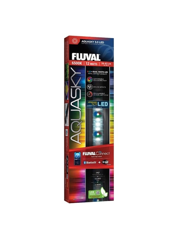 FLUVAL Aquasky 3.0 LED mit WiFi & BT, 12W, 38-63 cm