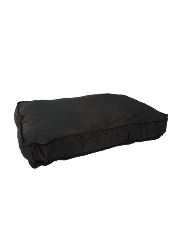 Pet Time Hundekissen Schwarz 100x70x10cm mit Permethrin behandelt