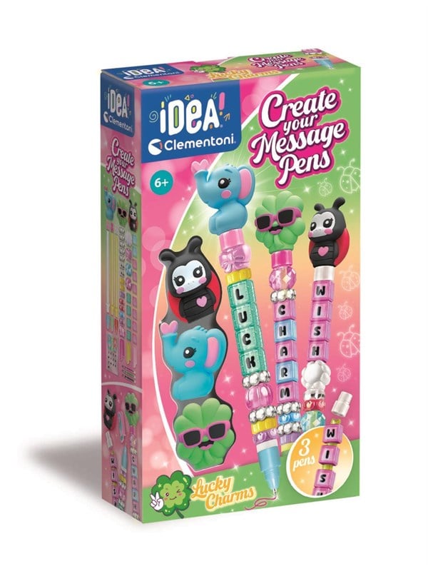 Clementoni Create Your Message Pen Lucky Charms (Pack By 3)
