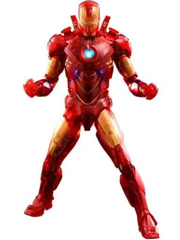 Hot Toys - Movie Masterpiece Iron Man 2 16 Mark IV Holographic Collectable Figure - Figur