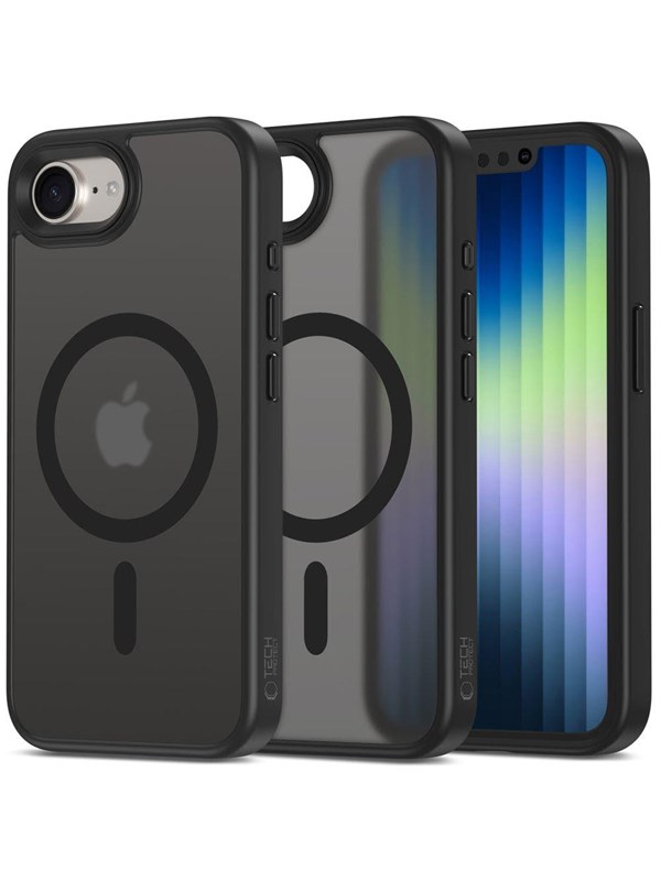 Tech-Protect MagMat MagSafe Case for iPhone 16e  17e - matt black