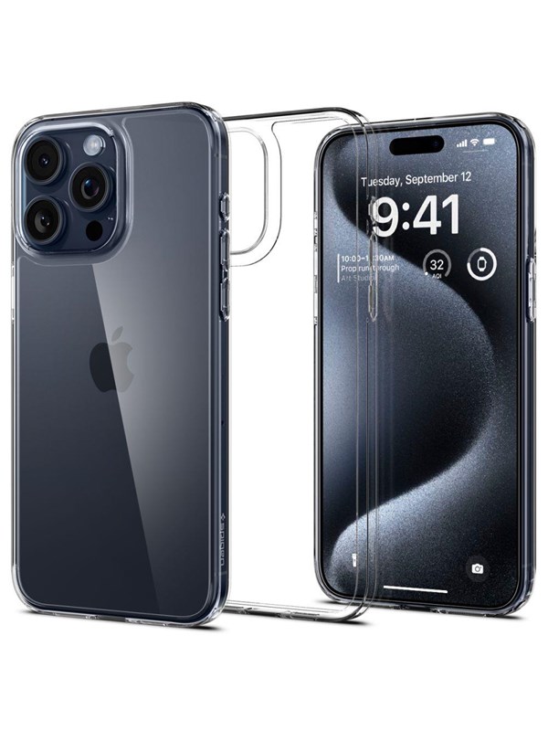 Air Skin Hybrid - crystal clear - iPhone 15 Pro