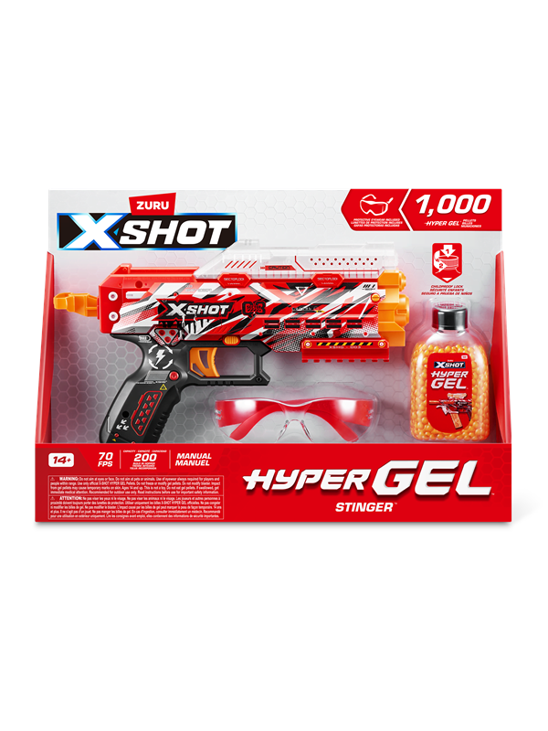 X-shot Hyper Gel Stinger Blaster 1000 Pellets