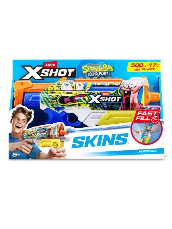 X-shot Fast Fill Skins Spongebob Hyperload