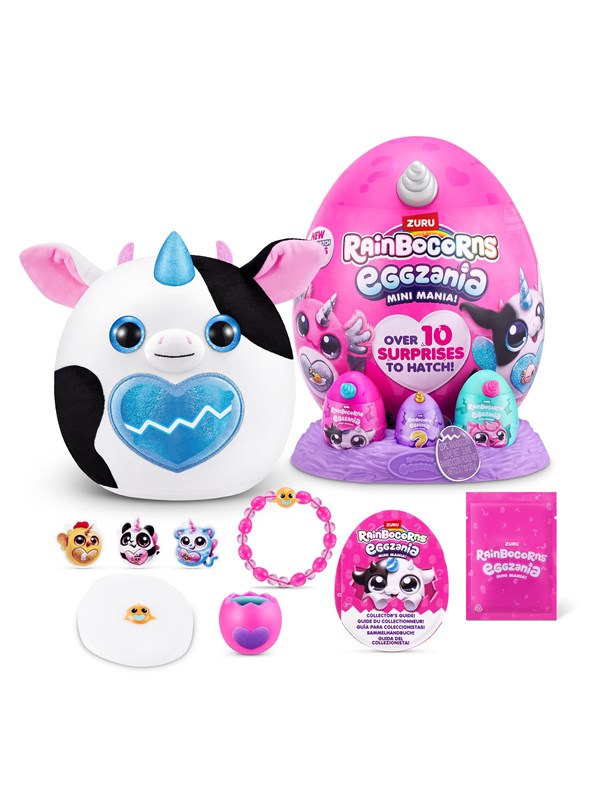 Plüschtier Rainbocorns Eggzania tiere Einhorn 23 x 19 cm