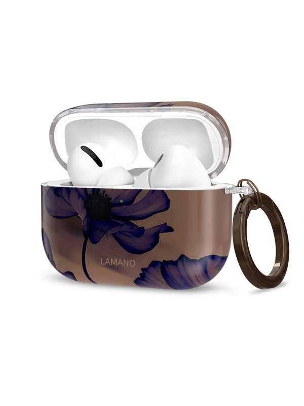 Tech-Protect Lamano Case for AirPods Pro 1  2 - Brown and Purple