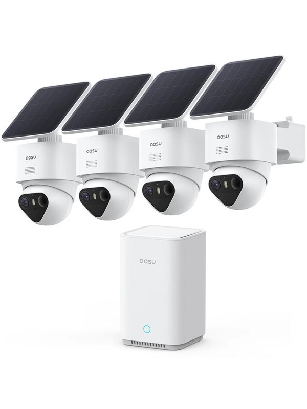 Image of Aosu SolarCam T2 Ultra System - 4 Camera's