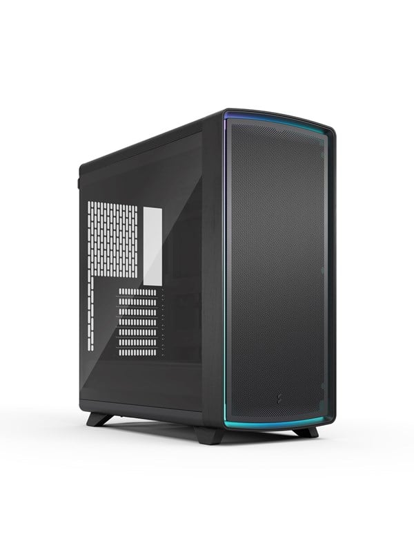Fractal Design Summit Ambience Blackout TG Light Tint - Gaming PC Gehäuse | Mit drei Momentum-Lüftern, eleganten Holzdetails und einer perforierten Mesh-Front für hervorragende Airflow-Performance. - Bild 4