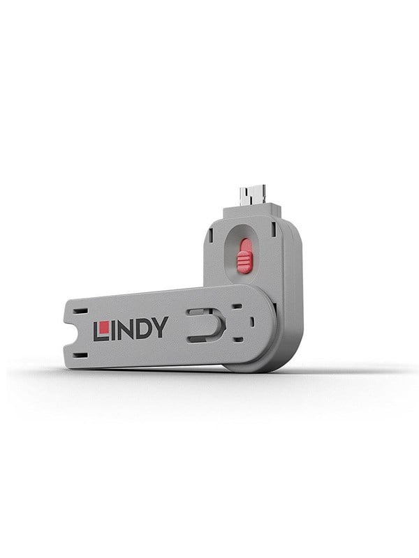 Lindy USB A Port Blocker Key Pink for No 40450 and 40460