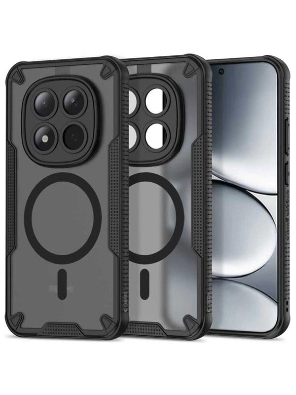 Tech-Protect Rugged Shield MagSafe Case for Xiaomi Redmi Note 15 Pro 5G - Black