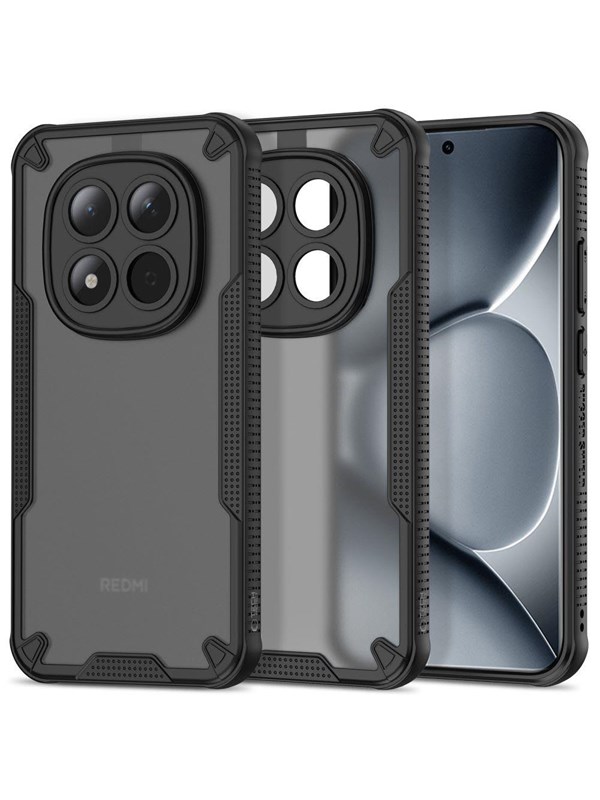 Tech-Protect Rugged Shield Case for Xiaomi Poco M8 Pro / Xiaomi Redmi Note 15 Pro+ 5G - Black