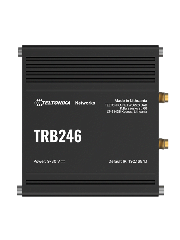 Teltonika TRB246 Industrial IoT Gateway TRB246000600  Standard package No PSU