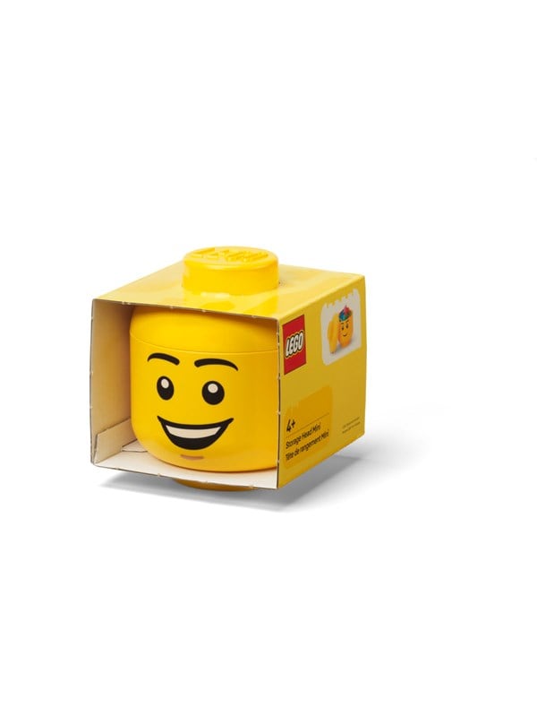 LEGO STORAGE HEAD MINI - HAPPY BOY