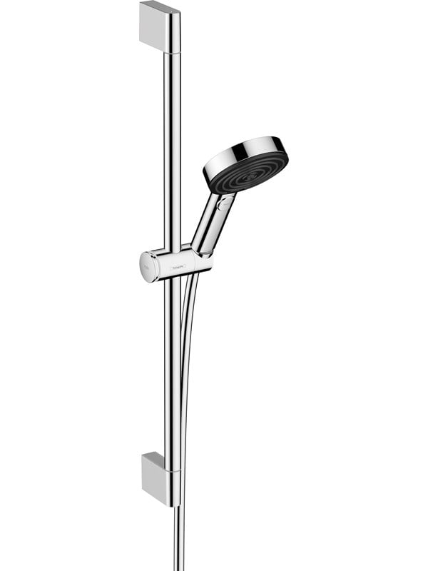 hansgrohe Brauseset Pulsify Select S 105 3jet Relaxation EcoSmart mit Brausestange 650mm chrom 24161000