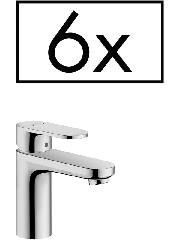 Hansgrohe vernis blend 1-grip wash basin mixer 100 incl lif