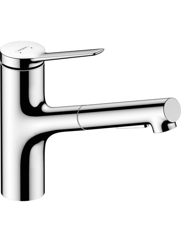 Hansgrohe zesis m33 single lever kitchen mixer 219 mm spout.