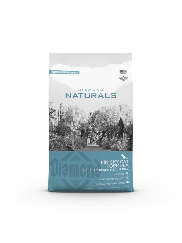 Diamond naturals Finicky Cat Chicken meal  rice 75kg