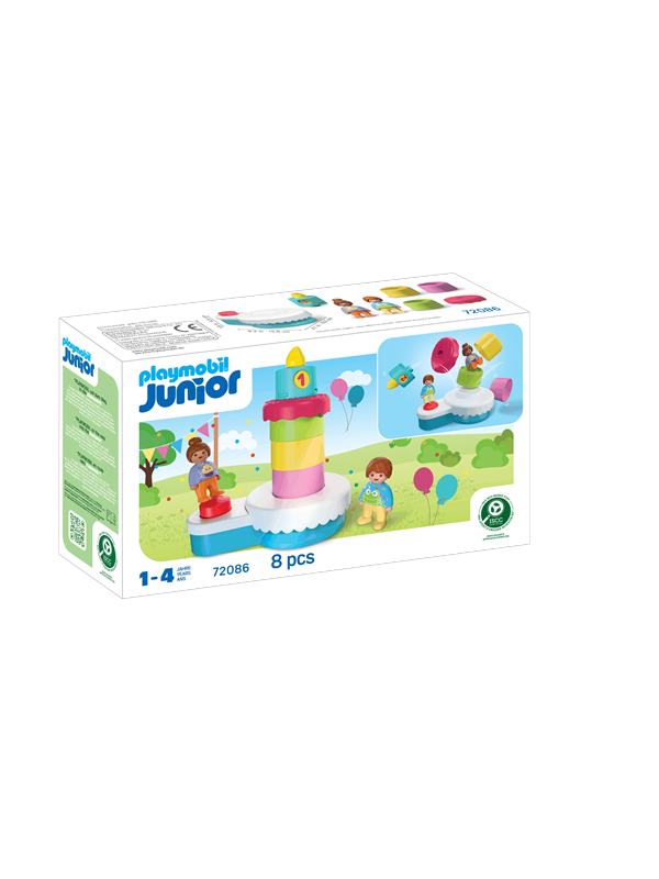 Playmobil JUNIOR: Birthday Cake - 72086 Playset | Size: 1 Pack