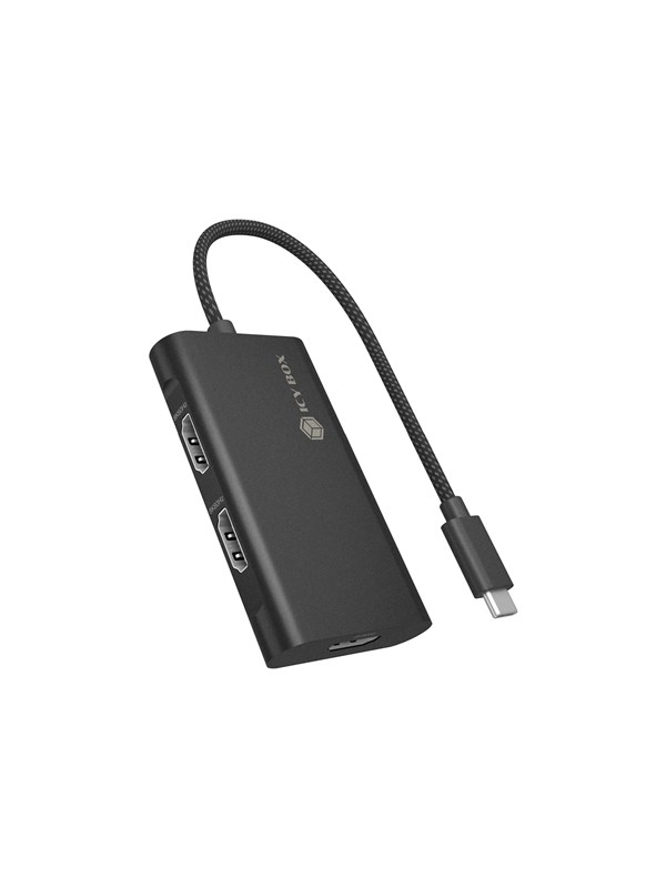 ICY BOX adapter - HDMI USB - 20 cm