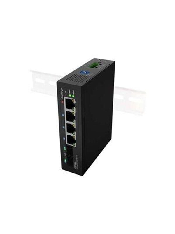 Lanberg - switch - 4 ports - unmanaged - rack-mountable