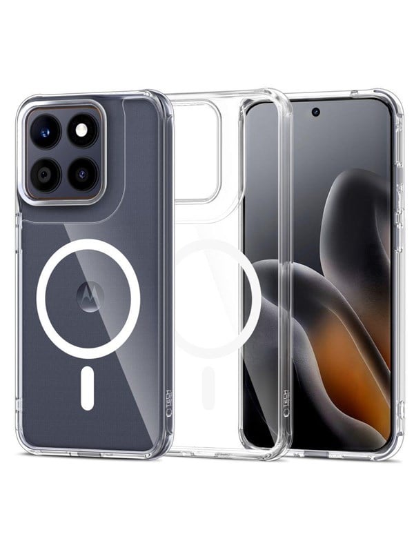 Tech-Protect FlexAir Hybrid MagSafe Case for Motorola Edge 70 Fusion  Fusion  5G - Transparent