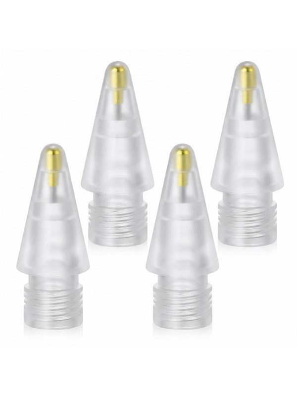 Tech-Protect Stylus Tips 4-Pack Interchangeable Tips for Apple Pencil - Transparent