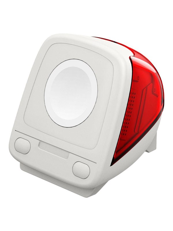 Spigen C1 Classic Halterung für Apple Watch Series Wireless-Ladegerät, Rot AMP09341