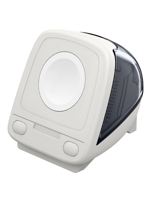 Spigen C1 Classic Halterung für Apple Watch Series Wireless-Ladegerät, Grau AMP09340