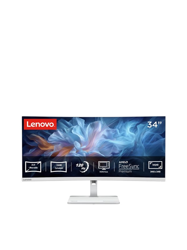 34" Lenovo L34W-4C UWQHD | VA | 1ms MPRT | 120Hz |2x HDMI + DP + Audio Out | FreeSync | Eyesafe with Natural Low Blue Light | LT|