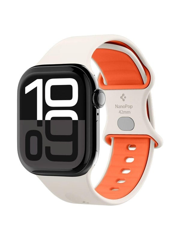 Spigen Nano Pop Armband für Apple Watch 42mm / 41mm / 40mm / 38mm Serie, Beige AMP09326