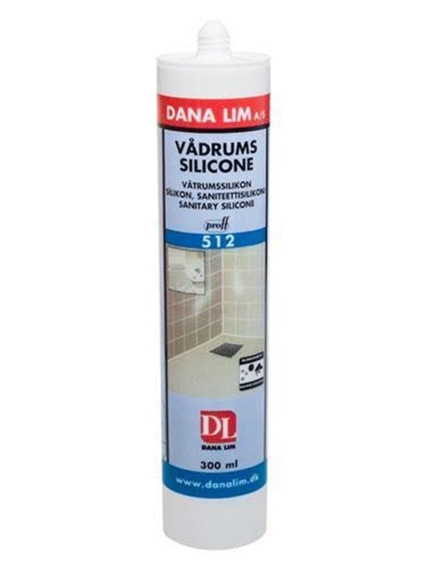 Dana Lim Feuchtraumsilikon 512 300ml Kartusche grau