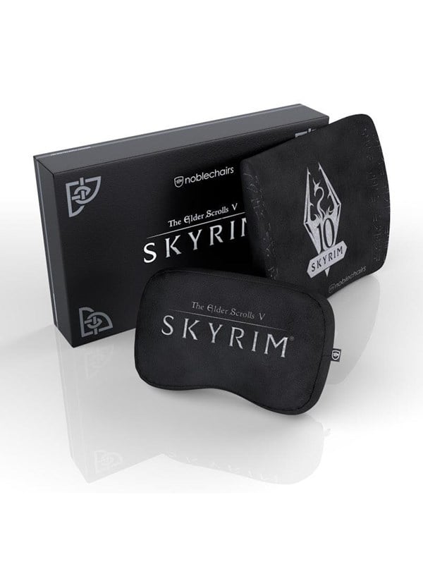 noblechairs Skyrim Nackenkissen/Lendenkissen Schwarz 2 Stück(e)