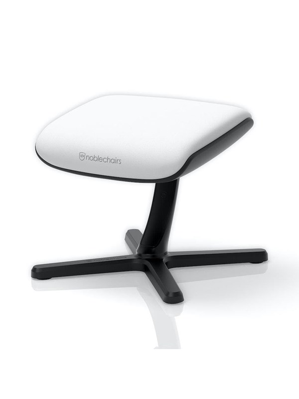 NBL-FR-PU-WED - noblechairs Fußstütze 2 - White Edition